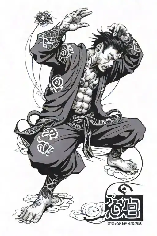 Lines Going Vertically Each Chakra