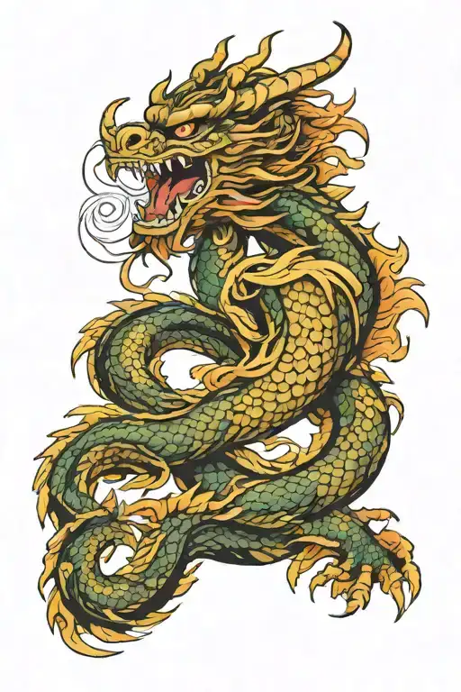 Cyberpunk Yakuza Dragon Sleeve