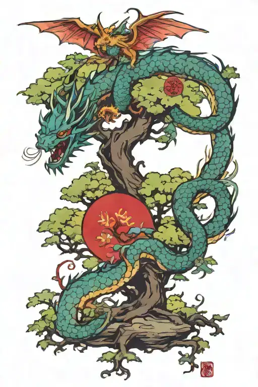 A Poison Tree And A Dragon Flying