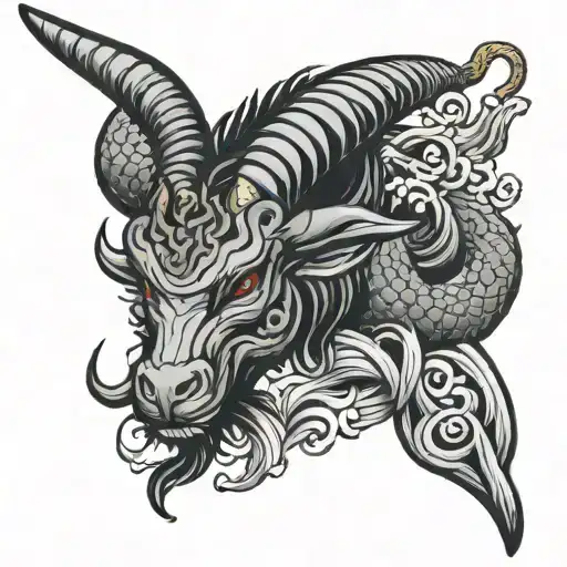 Capricorn On The Forearm Sleeve