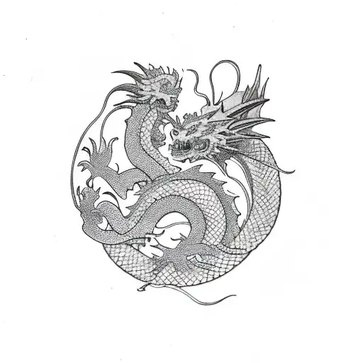 Dragon With Lavendar