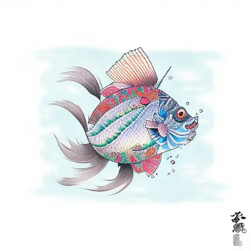 A Fish Cleaning The House