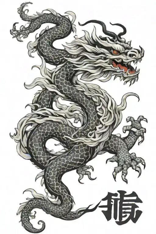 Braided Japanese Dragon