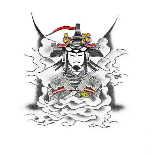 A Samurai Balancing Between Good And Bad