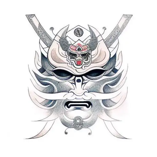 Omni Mask On A Katana