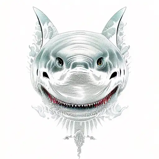 Waves With Great White Shark