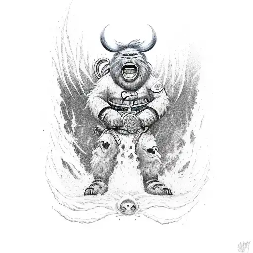 Sassy The Sasquatch Mixed With Demon Naruto