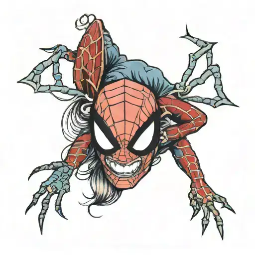 Woman Head On A Spider Body Man