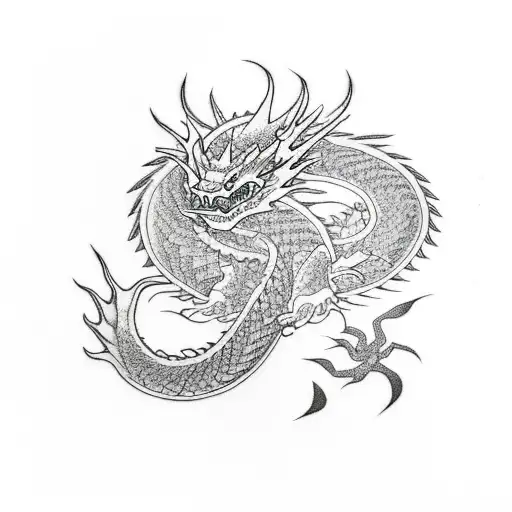 Dragon Around The Leg