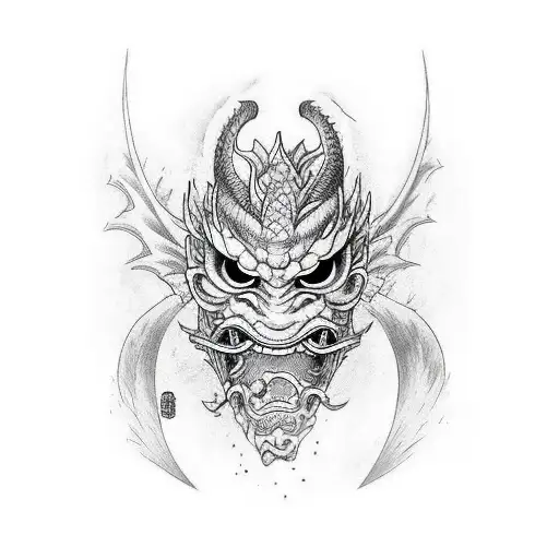 Dragon Warrior Koifish Hanya Mask