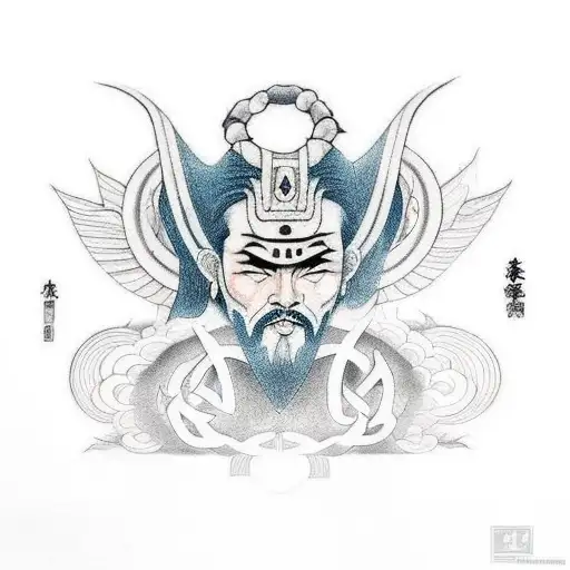 Design A Tattoo Inspired By Norse Myth That Represents The Occupation Of Being A God