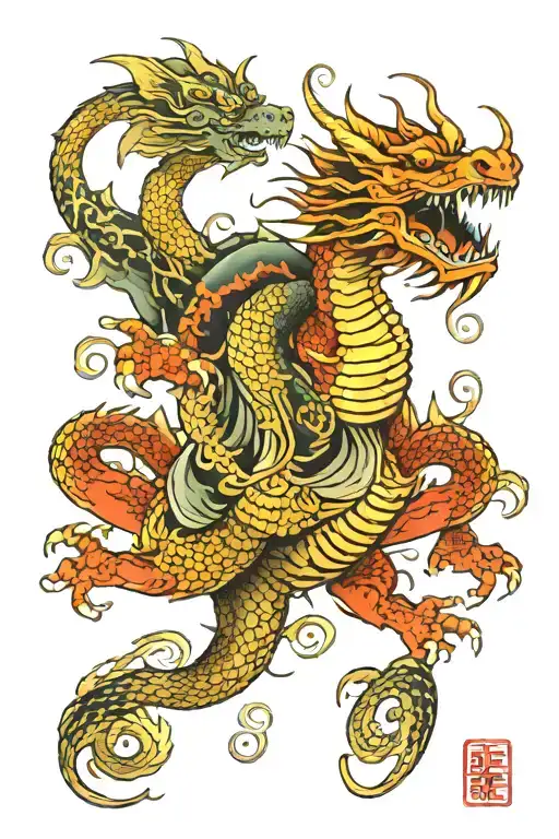 Dragon And Jellyfish