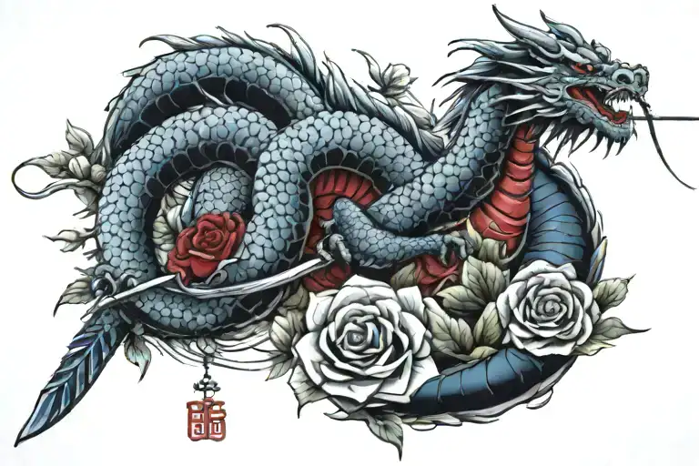 Dragon Rose Samurai