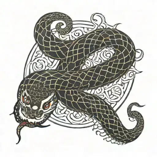 Snake In A Circle