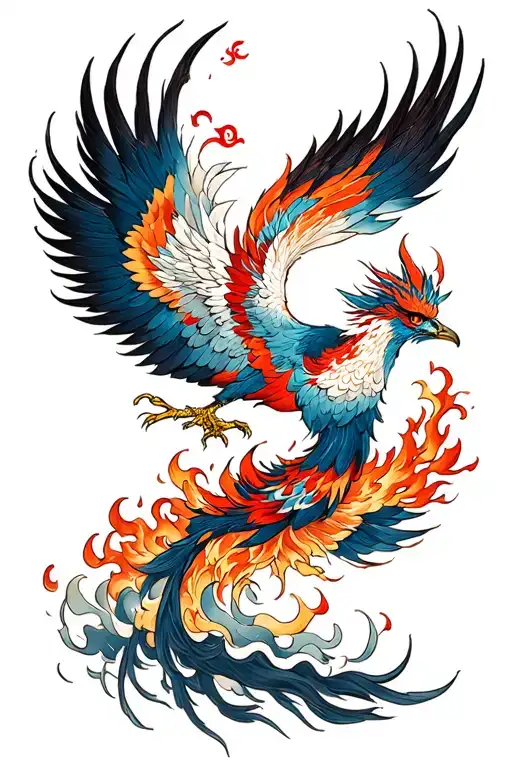 Phoenix Rising From Ashes