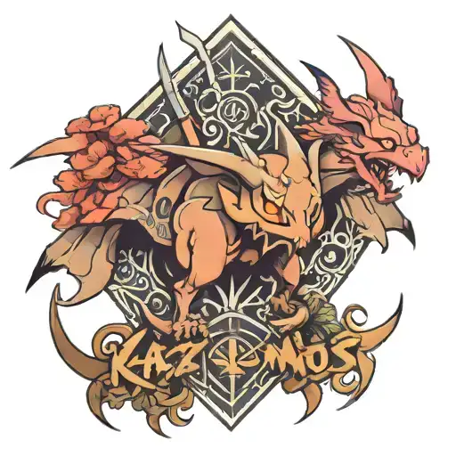 Pokemon Kabutops Avec La Master Sword Stuck Inside