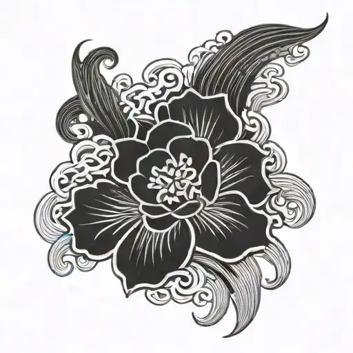 Cover Up Tattoo On Arm In Black Black And White