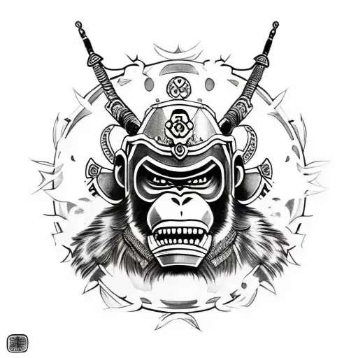 Monkey In Knight Armor