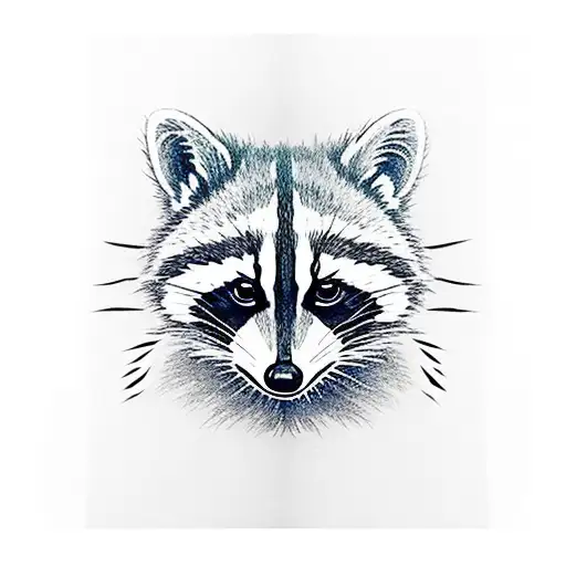 A Raccoon And Her Human Father Committing A Crime