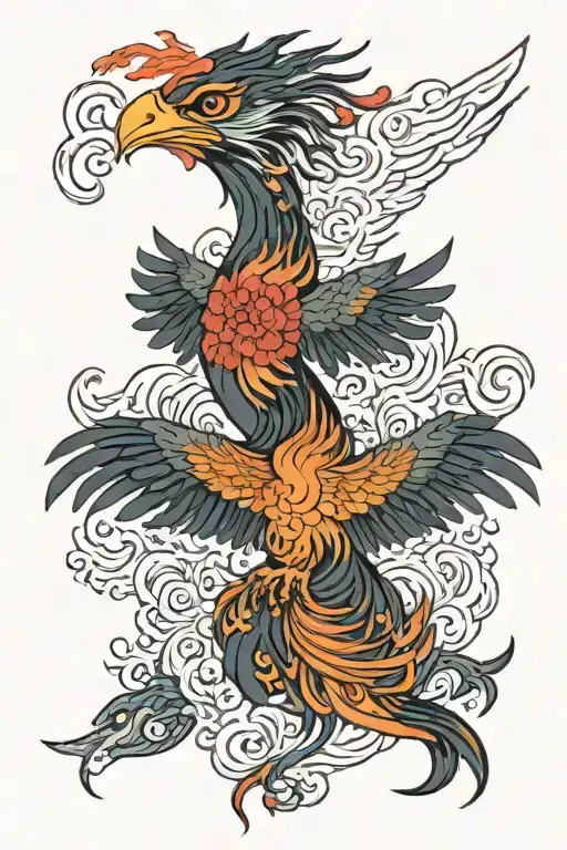 Phoenix Rising From Ashes