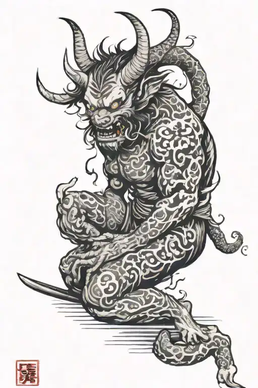 Demon Trying To Get Out