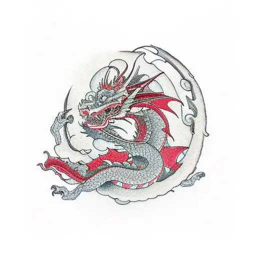 Dragon Temple Cherry Blossoms