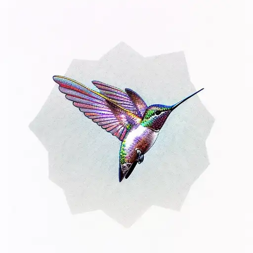 Hummingbird That Flies In A Wasteland Of Death