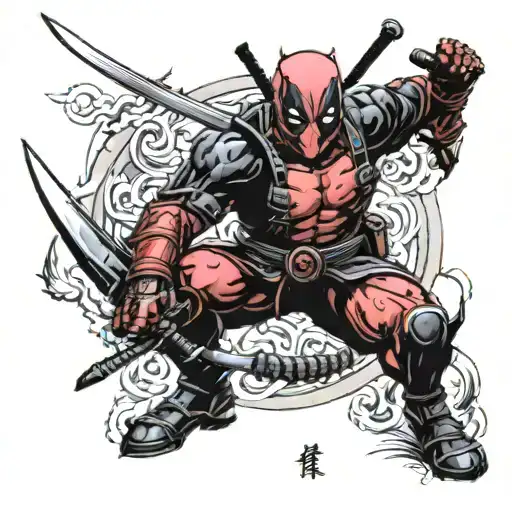 Deadpool Samurai Warrior