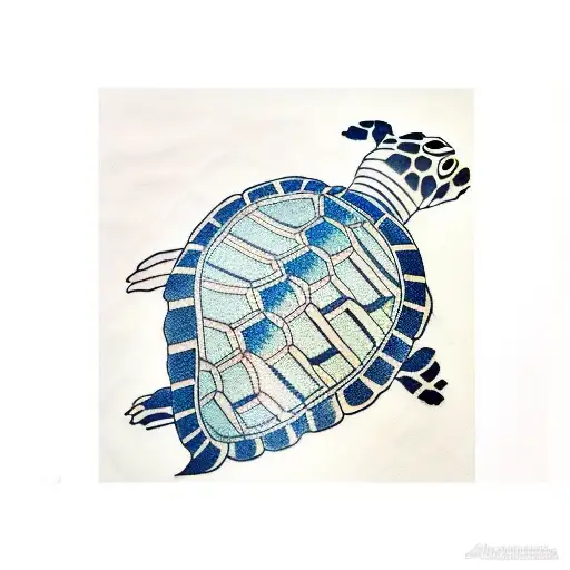 A Side View Of A Turtle