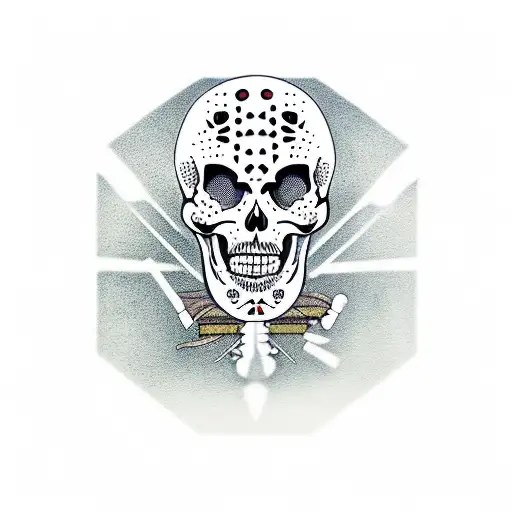 Skeleton Joseph Smith With Bullet Holes Riding A Tapir