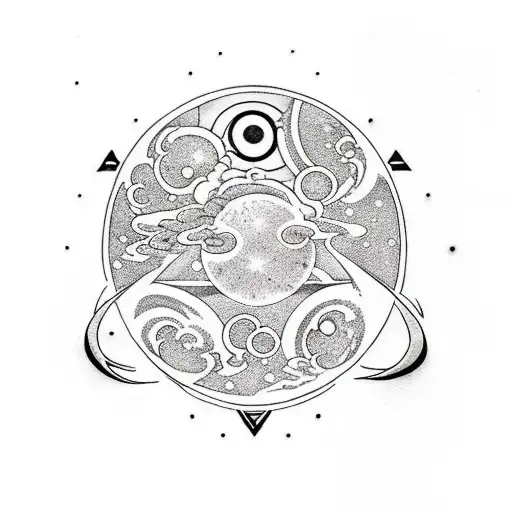 Combining Elements From The Naruto Universe With Celestial Objects