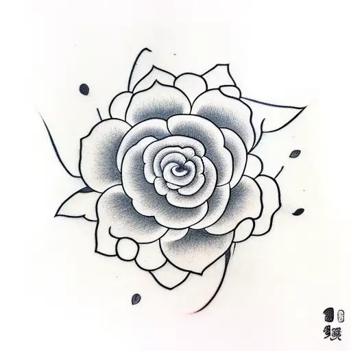 Loto Flower Whith Samurai