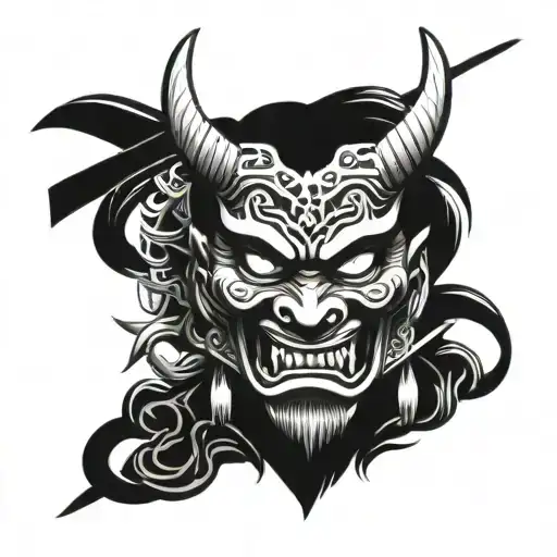 Demon Samurai Mask