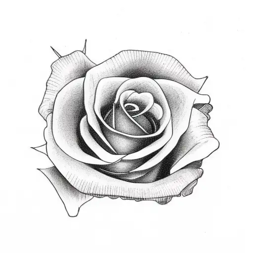 Skeleton Hand Rose Stem