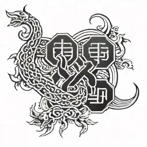 Religious Symbol Intertwined