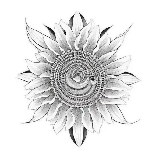 Chrysanthemum And Snake