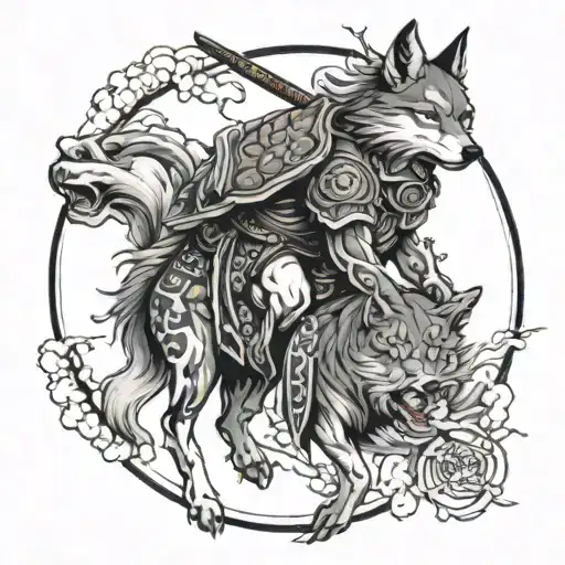 Meaningful Wolf Warrior Angel