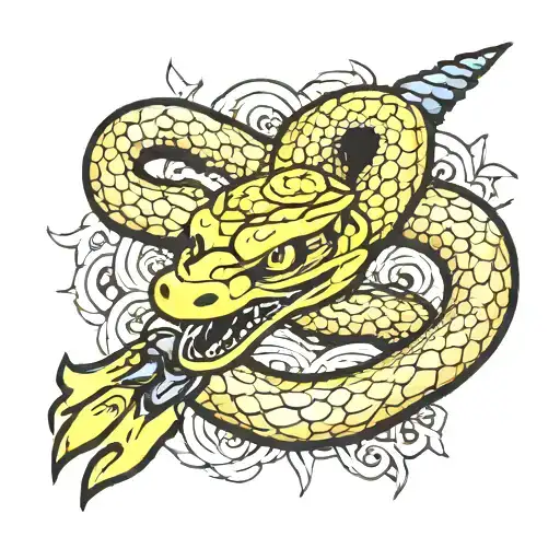 Snake And Dagger