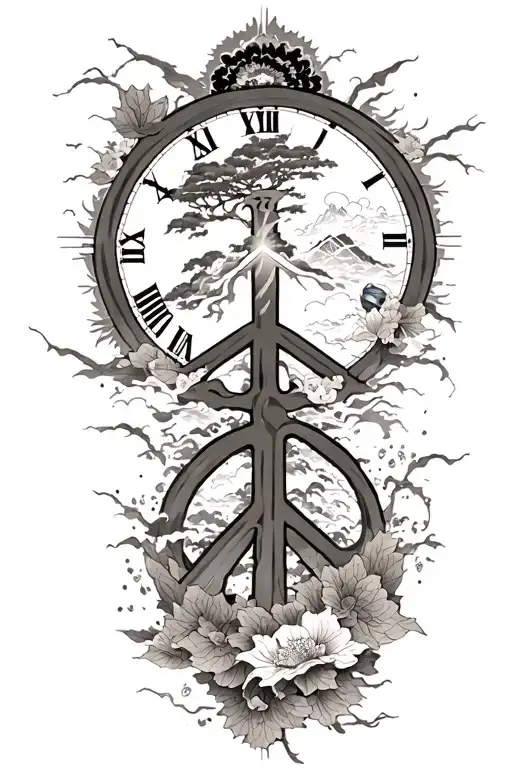 Peace And Lightining Storm And Time And Nature