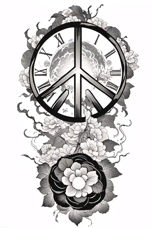 Peace And Lightining Storm And Time And Nature