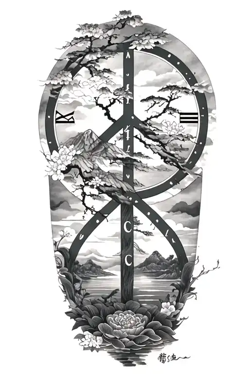 Peace And Lightining Storm And Time And Nature Japanese