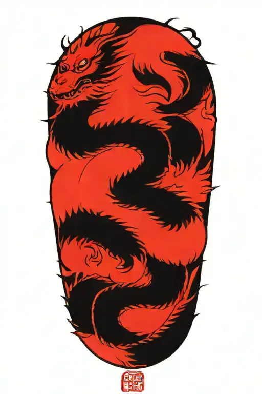 Traditional Japanese Dragon