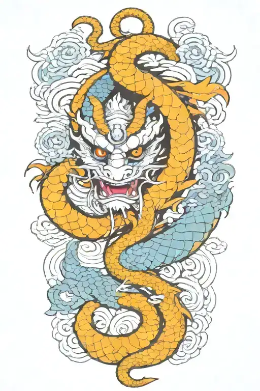 Dragon With Third Eye