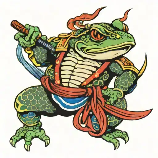 Samurai Frog