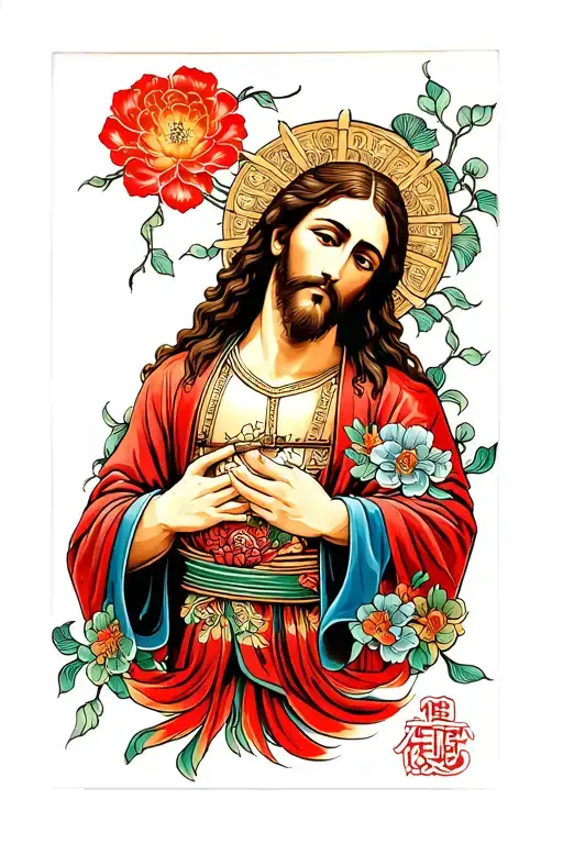 Jesus In Japanese Style