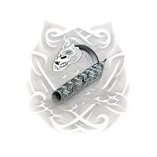 Katanas Anda Lettering