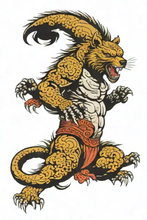 Fierce Russian Bear Vs Japanese Dragon