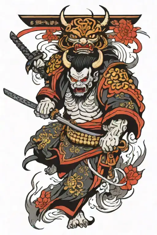 Oni Samurai Warrior