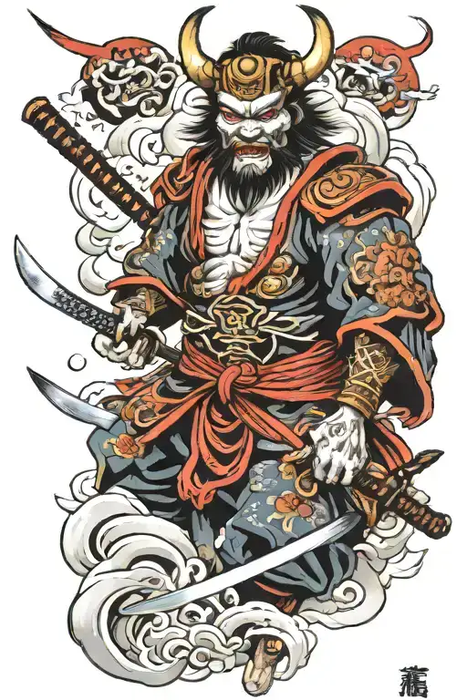 Oni Samurai Warrior