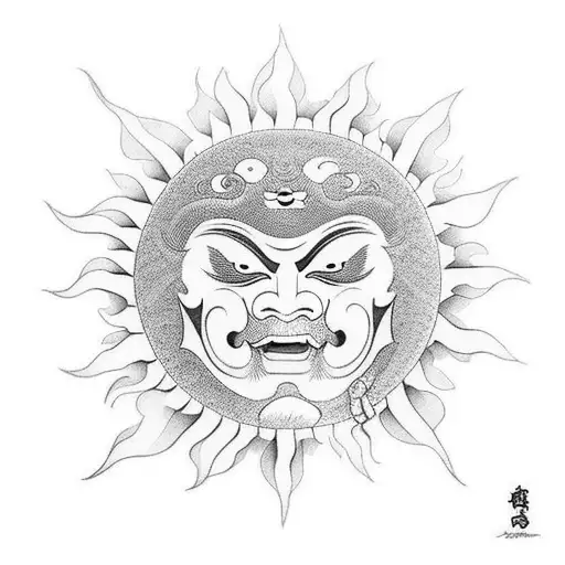 Filipino Sun With A Face